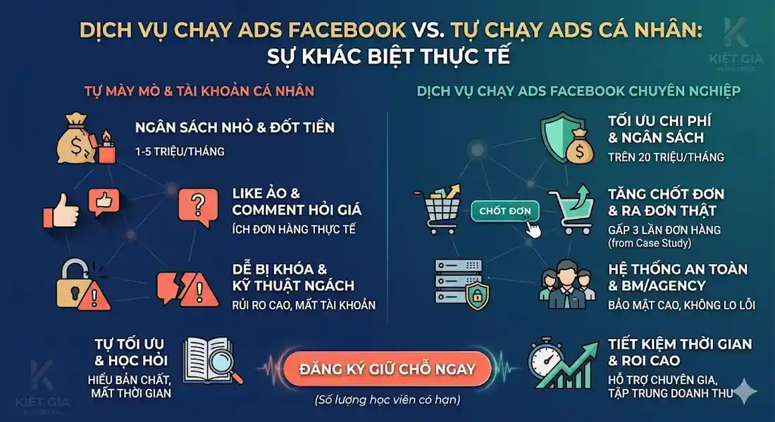 Tại sao nên cân nhắc dịch vụ chạy Ads Facebook chuyên nghiệp