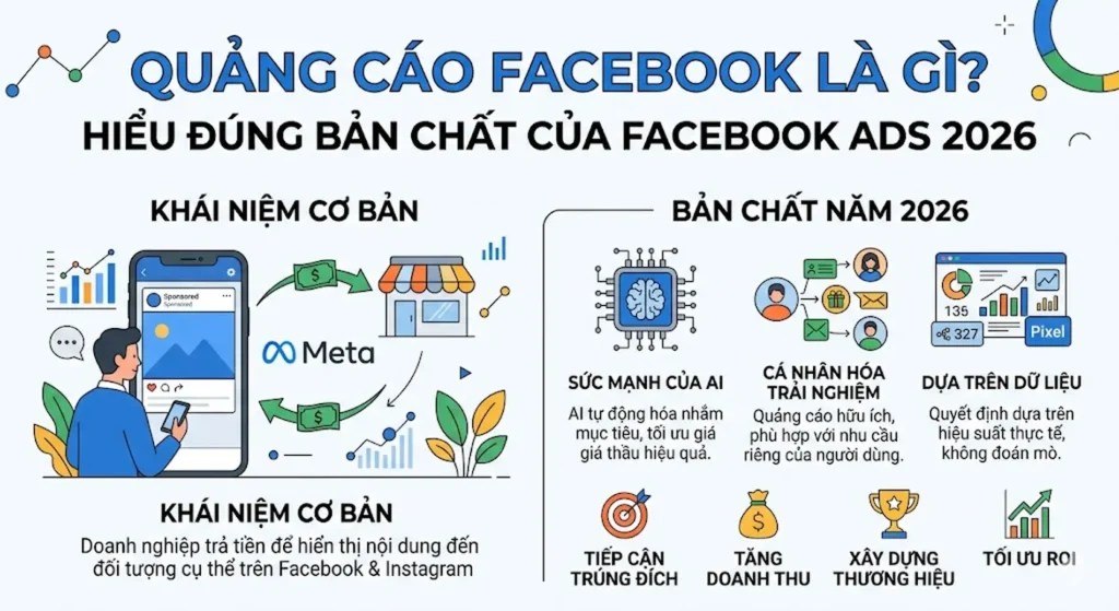 Quảng cáo Facebook là gì? Hiểu đúng bản chất của facebook ads 2026