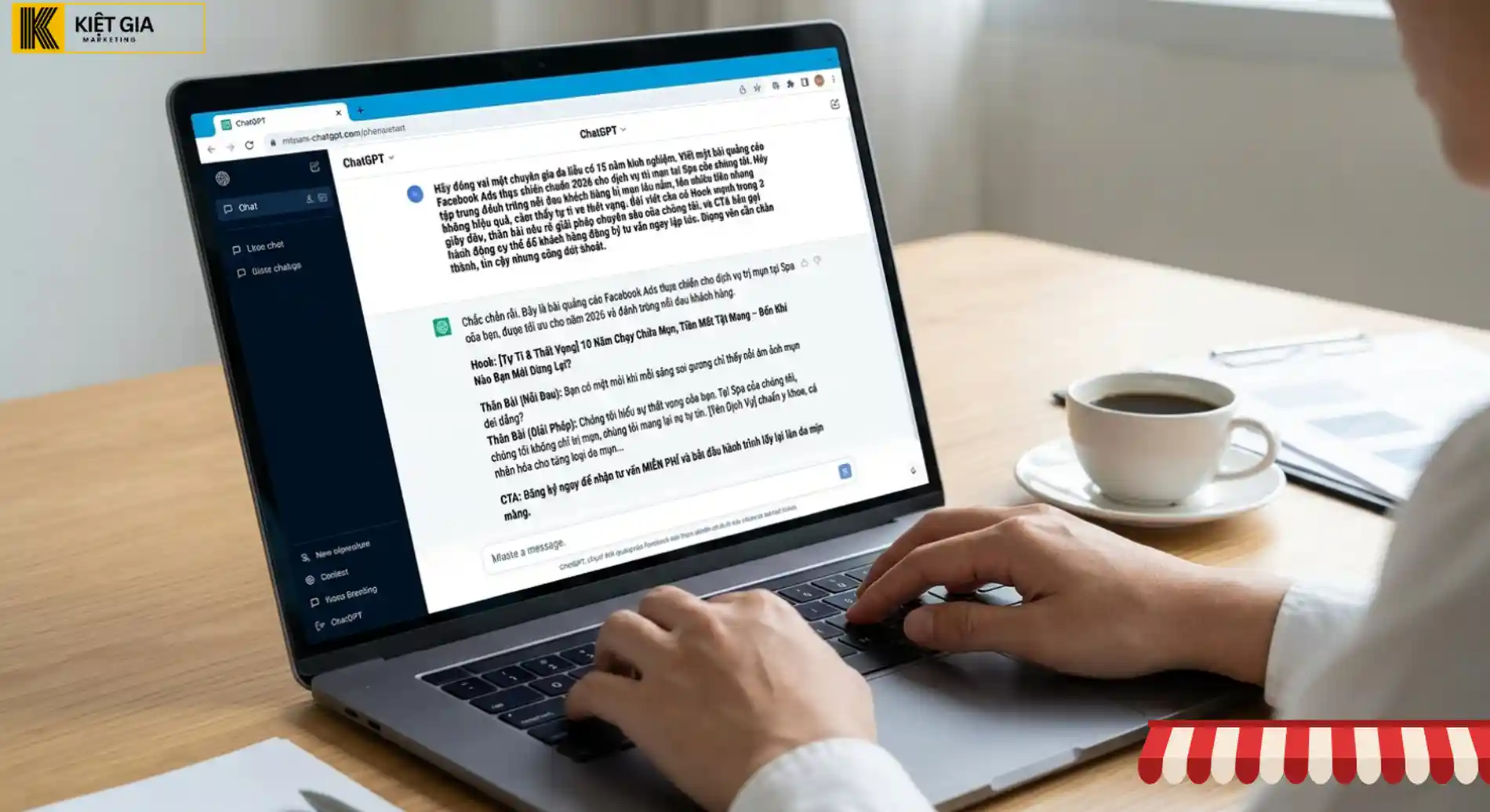 Ví dụ Prompt ChatGPT viết content Facebook Ads chuẩn ngành thực chiến 2026